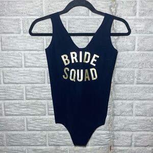 NWT MSRP $76 Commando “Bride Squad” Graphic Bodysuit Women's Size Small